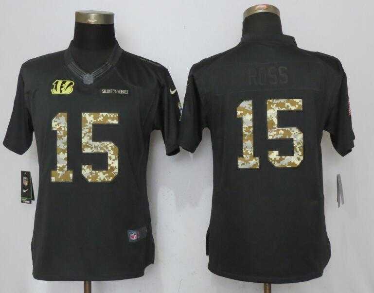 Women Nike Cincinnati Bengals #15 Ross Anthracite Salute To Service Limited Jerseys,We sell and wholesale Women Nike Cincinnati Bengals #15 Ross Anthracite Salute To Service Limited Jerseys on line form chian!